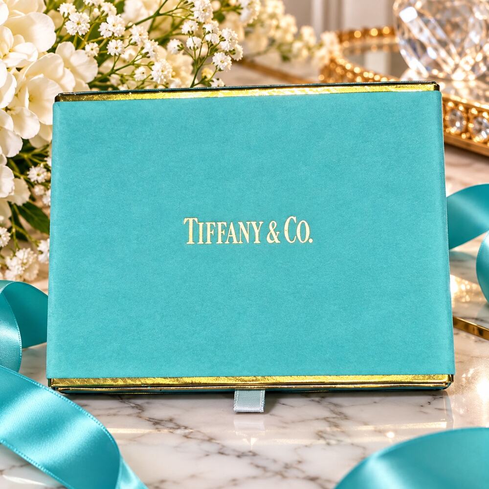 Tiffany & Co. Rare Vintage Dual Deck Playing Cards Velvet Case Factory Sealed
